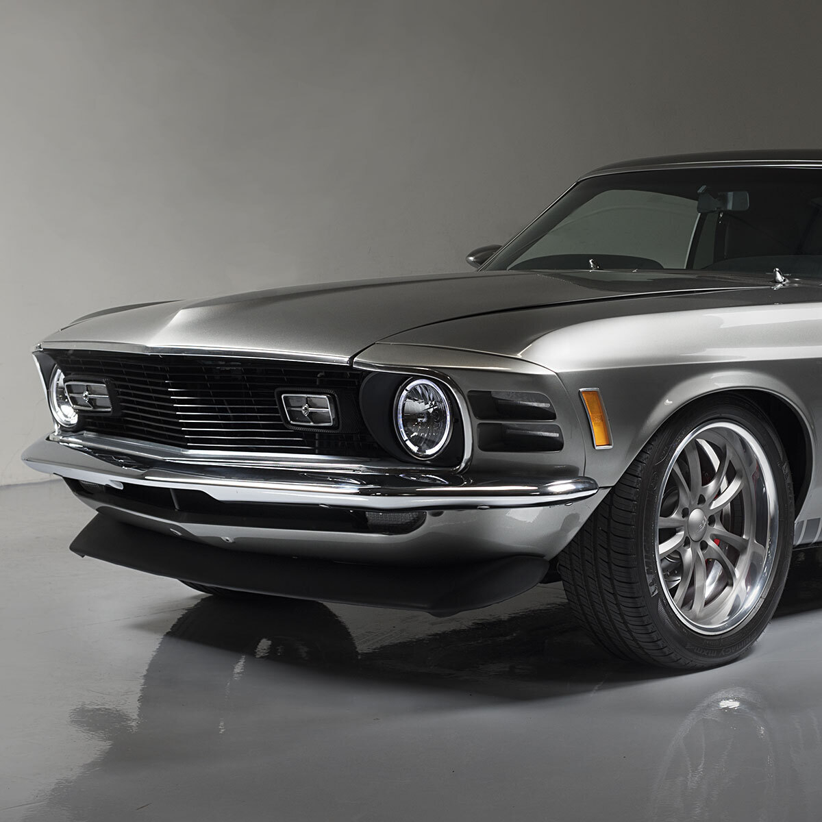 Chrome Bumper For 1969-70 Ford Mustang, Front