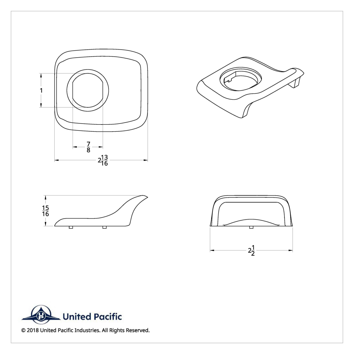 Sleeper Door Latch Handle for Peterbilt 2006+ (Card of 2)