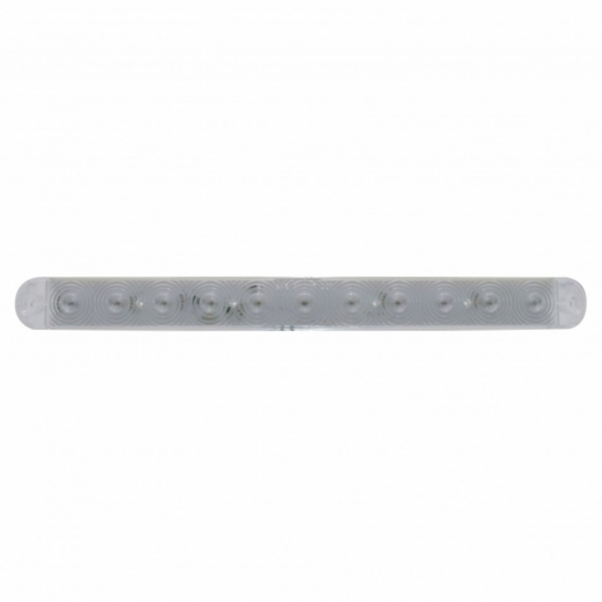 11 LED 15" Turn Signal Light Bar - Amber LED/Clear Lens (Bulk)