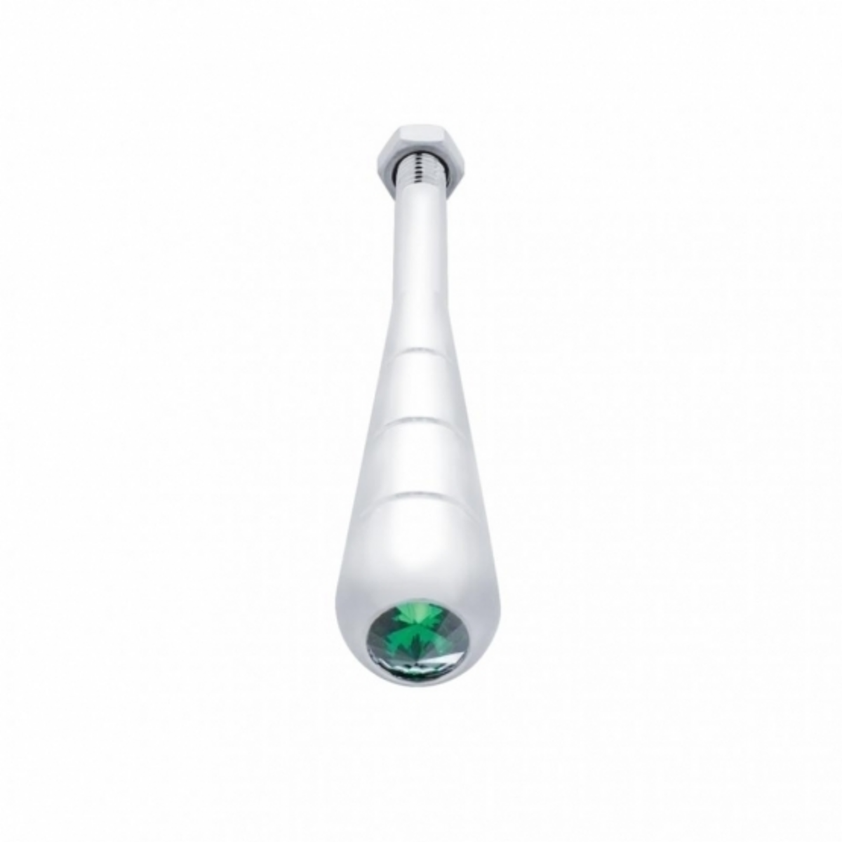4-3/4" Steering Column Tilt Handle With Green Crystal