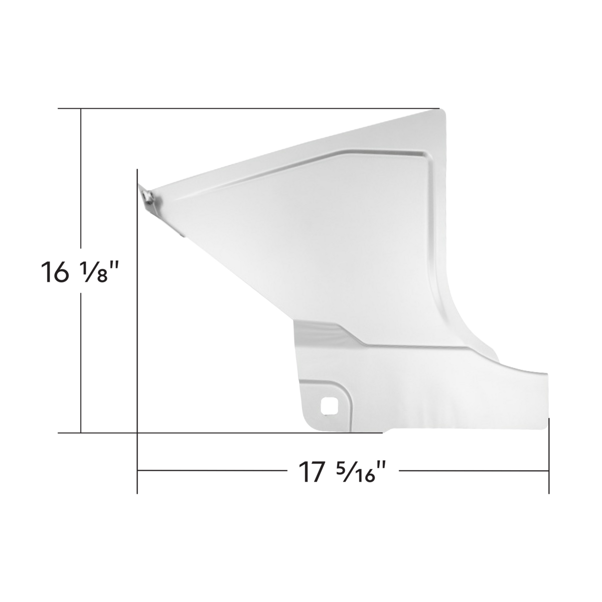 Interior Footwell Kick Panel For 1973-1987 Chevrolet & GMC Truck-L/H