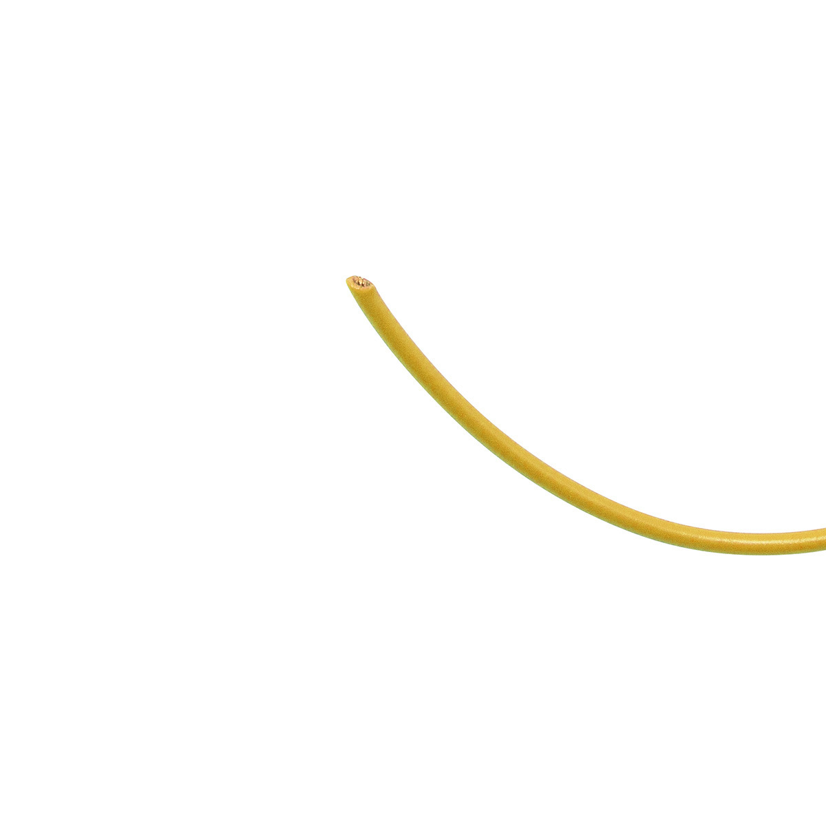 Primary Wire - Rated 80°C 16 AWG, Yellow 20 Ft.