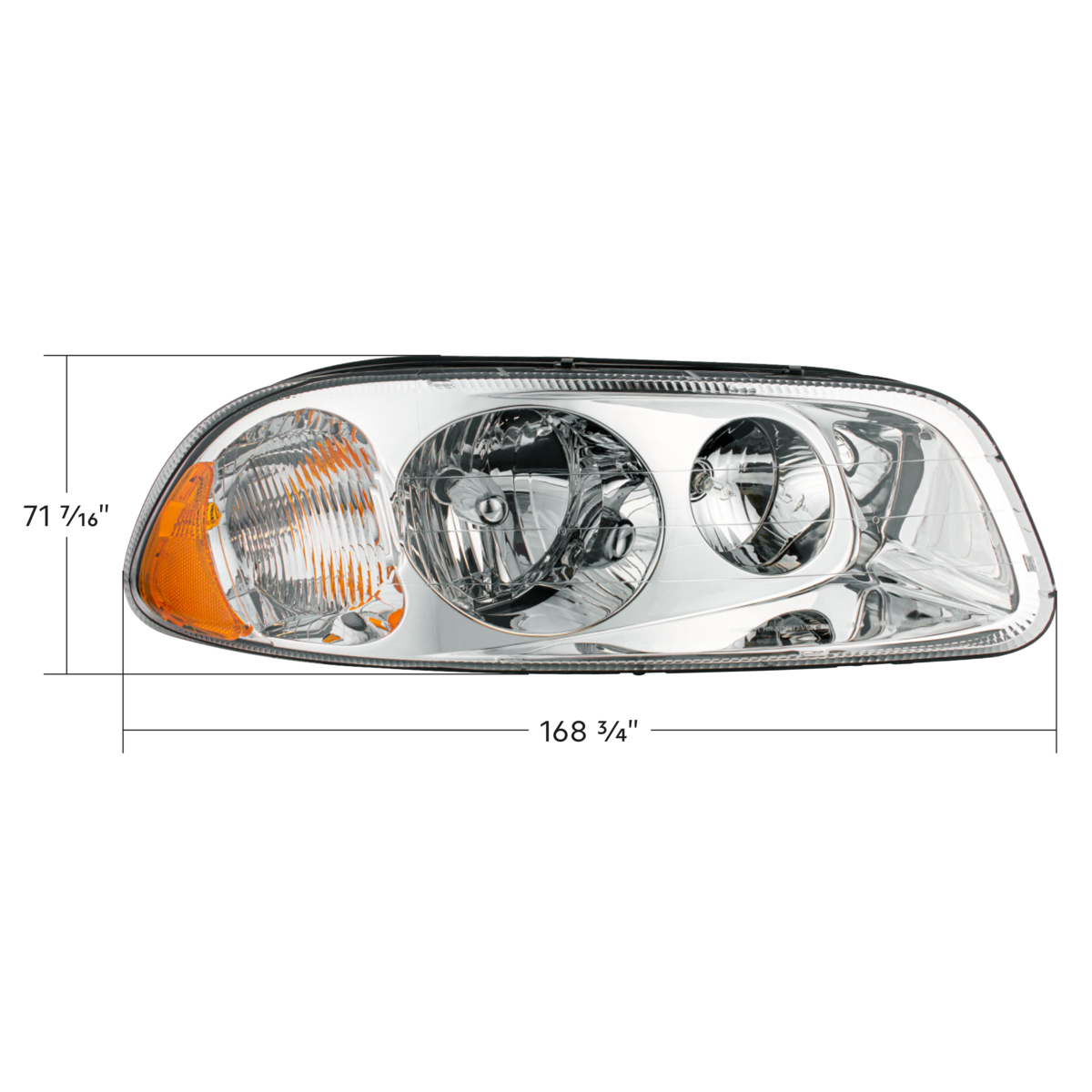 Headlight For 1999-2018 Mack CX Vision-Passenger