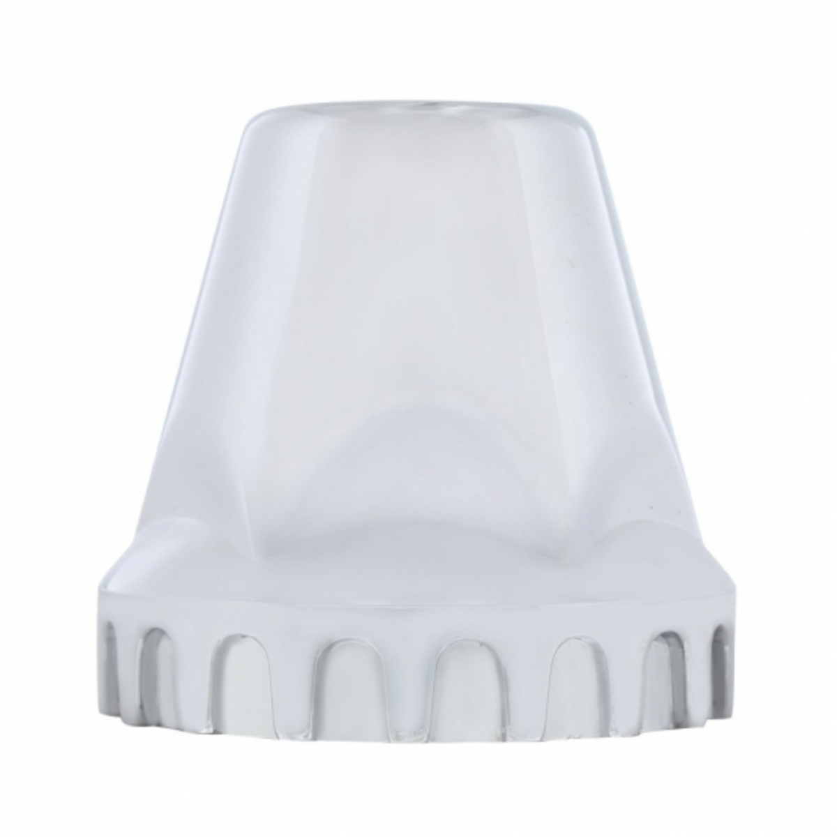 33mm X 2" Chrome Plastic "Low Rider" Nut Cover - Thread-On (Bulk)
