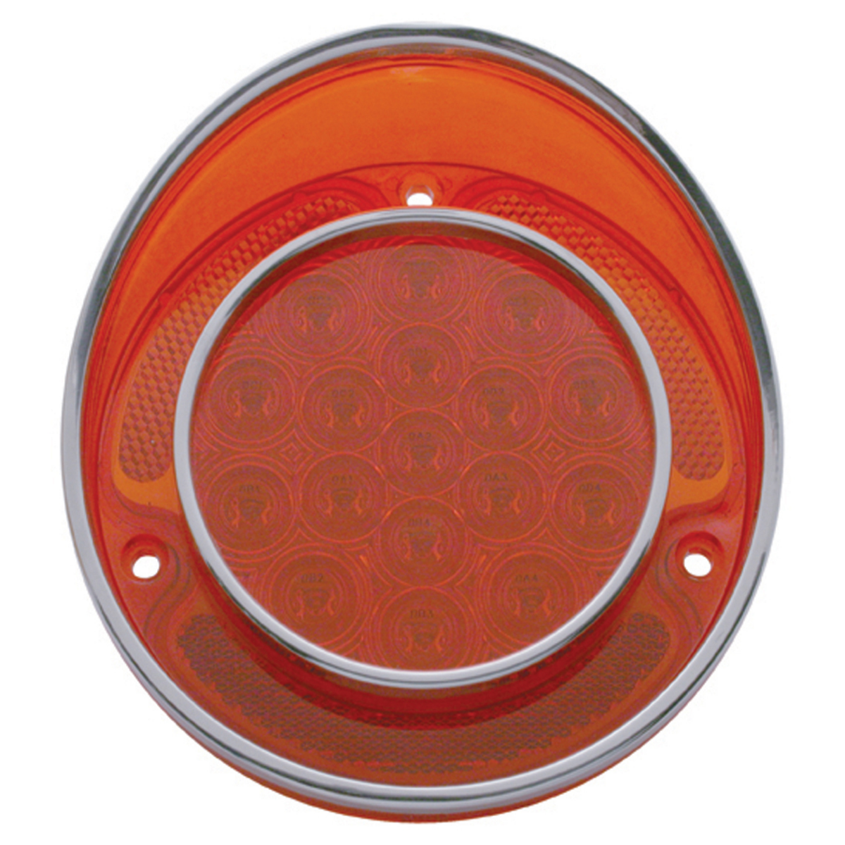 17 LED Tail Light With Stainless Steel Trim For 1968-1973 Chevrolet Corvette