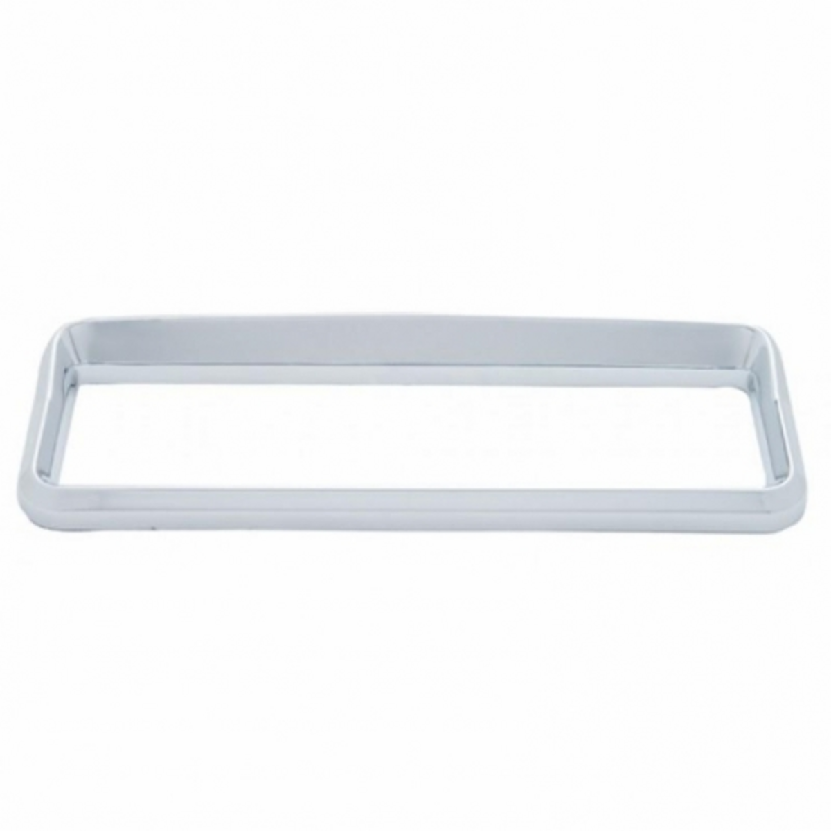 Chrome "Studio Sleeper" Bezel With Visor For Kenworth