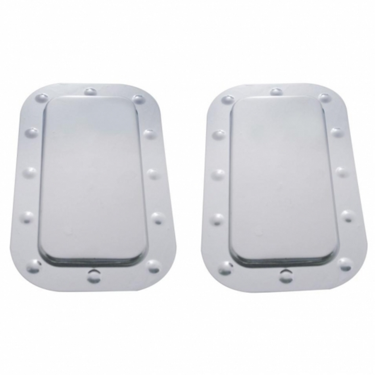 Kenworth Stainless Vent Door Cover And Dimpled Trim Set