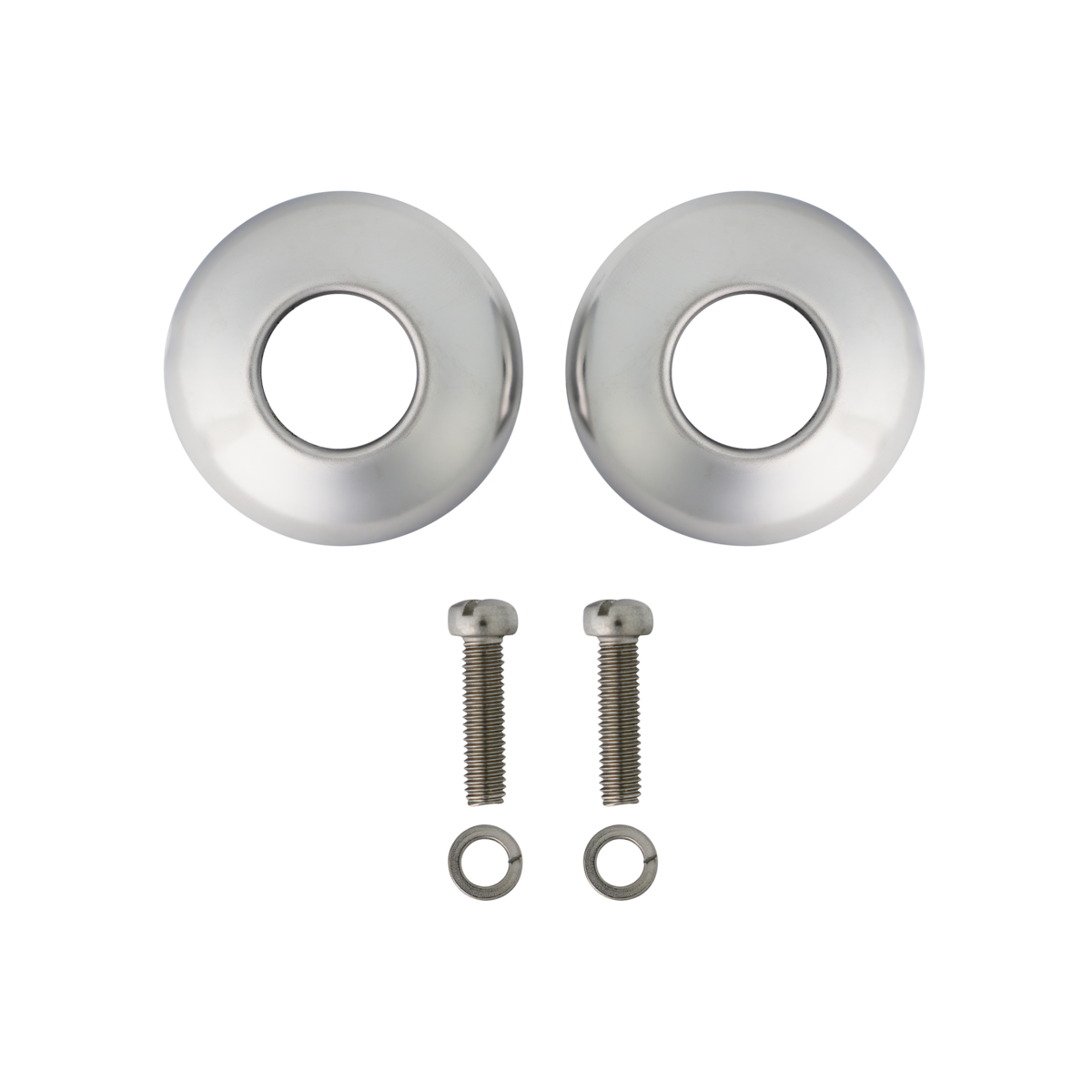 Chrome Window Crank Handle & Polished Stainless Door Handle Escutcheon Kit for 1932-1934 Ford Truck