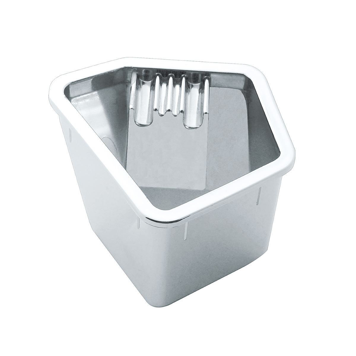 Chrome Plastic Ash Tray Insert For 1998-2002 Freightliner Century