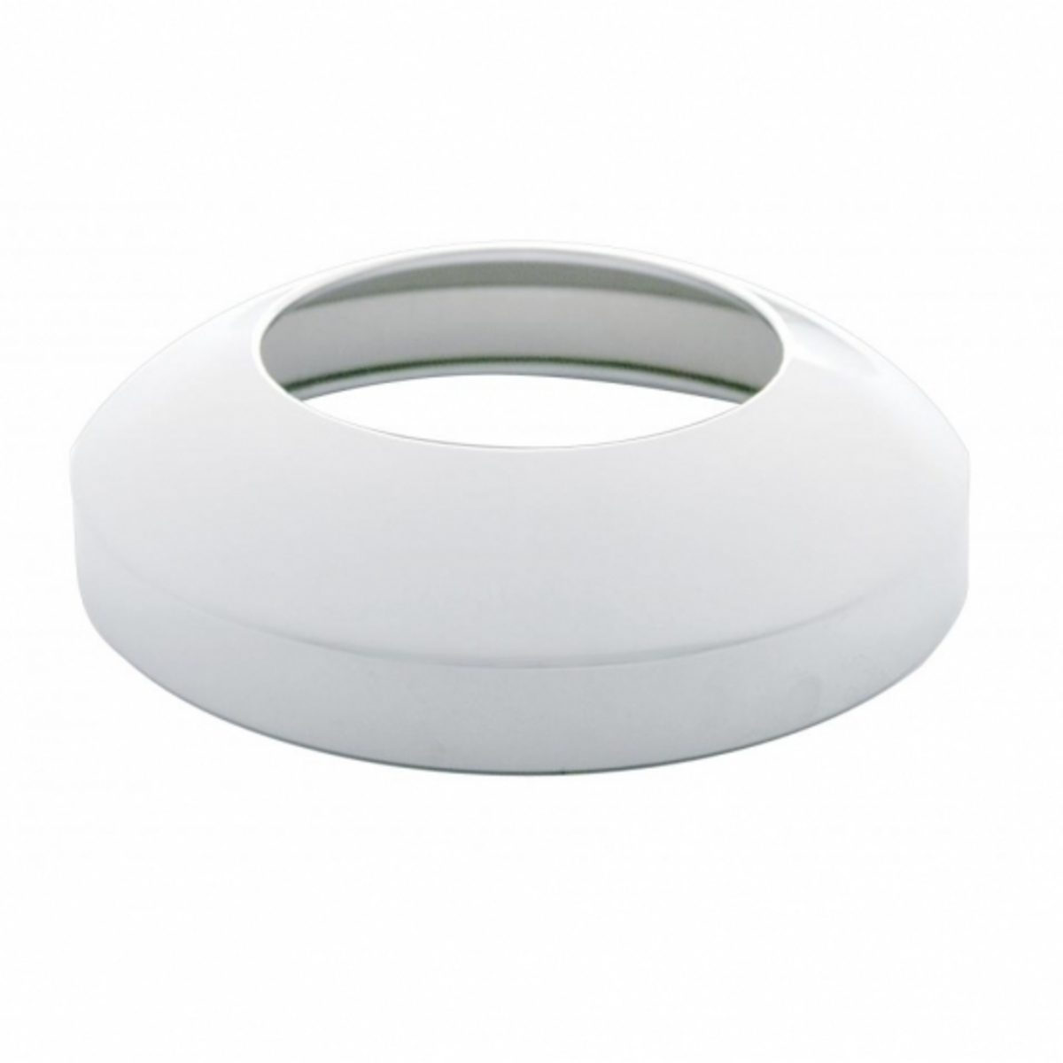8" Stainless Rear Hubcap With Hubometer Cutout
