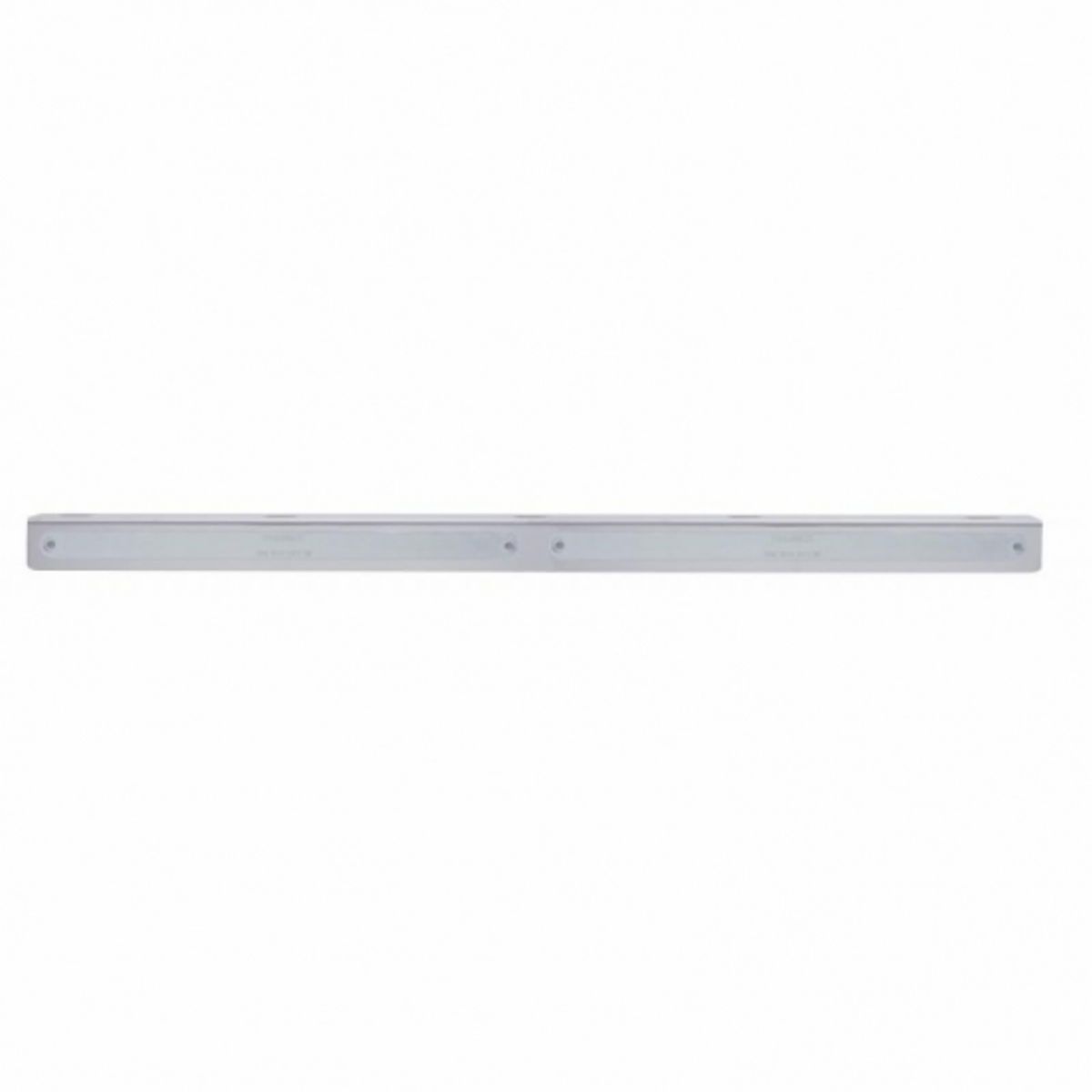25-5/16" Stainless Light Bracket With 2X 14 LED 12" Light Bars - Red LED/Chrome Lens