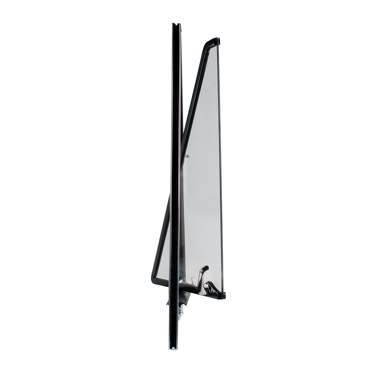 Vent Window Assembly Black Frame Without Tinted Glass For 1966-77 Ford Bronco - R/H