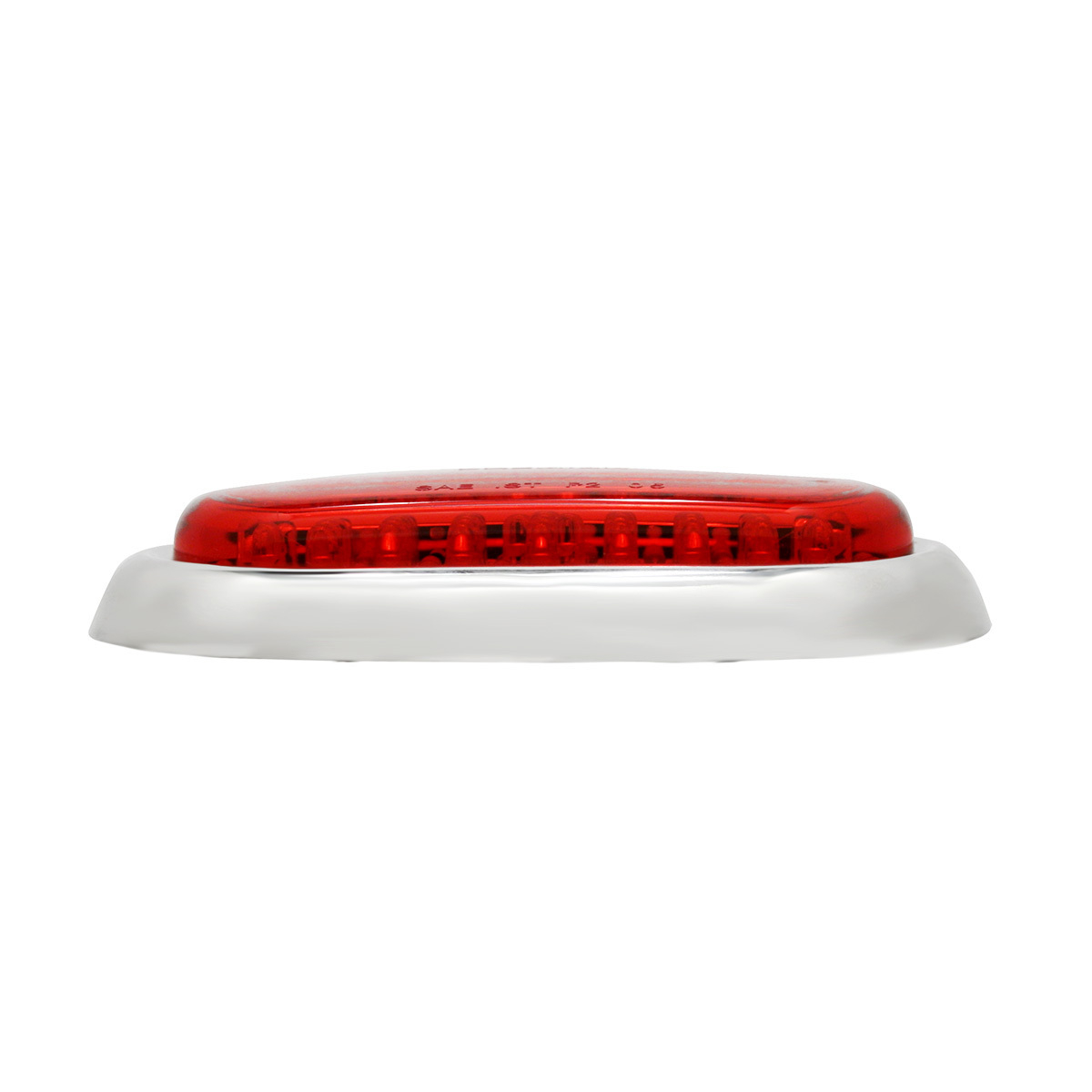 40 LED Chrome Flush Mount Tail Light For 1942-48 Ford Car, Red Lens