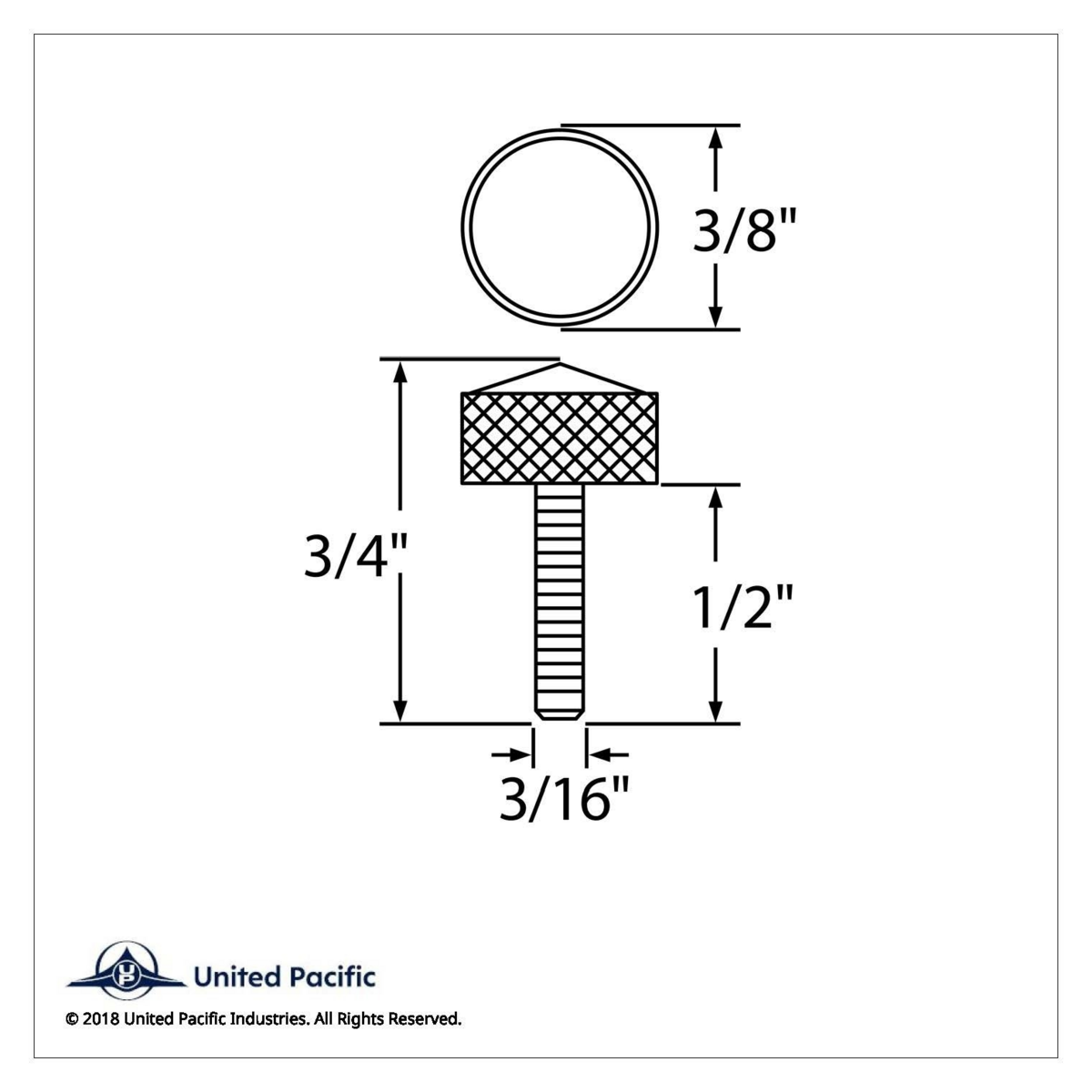 Small Dash Screw With Red Crystal For Peterbilt (2-Pack)