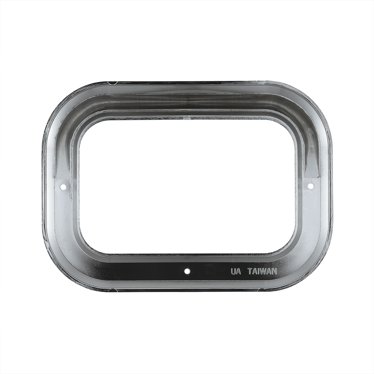 Rectangular Light Bezel With Visor