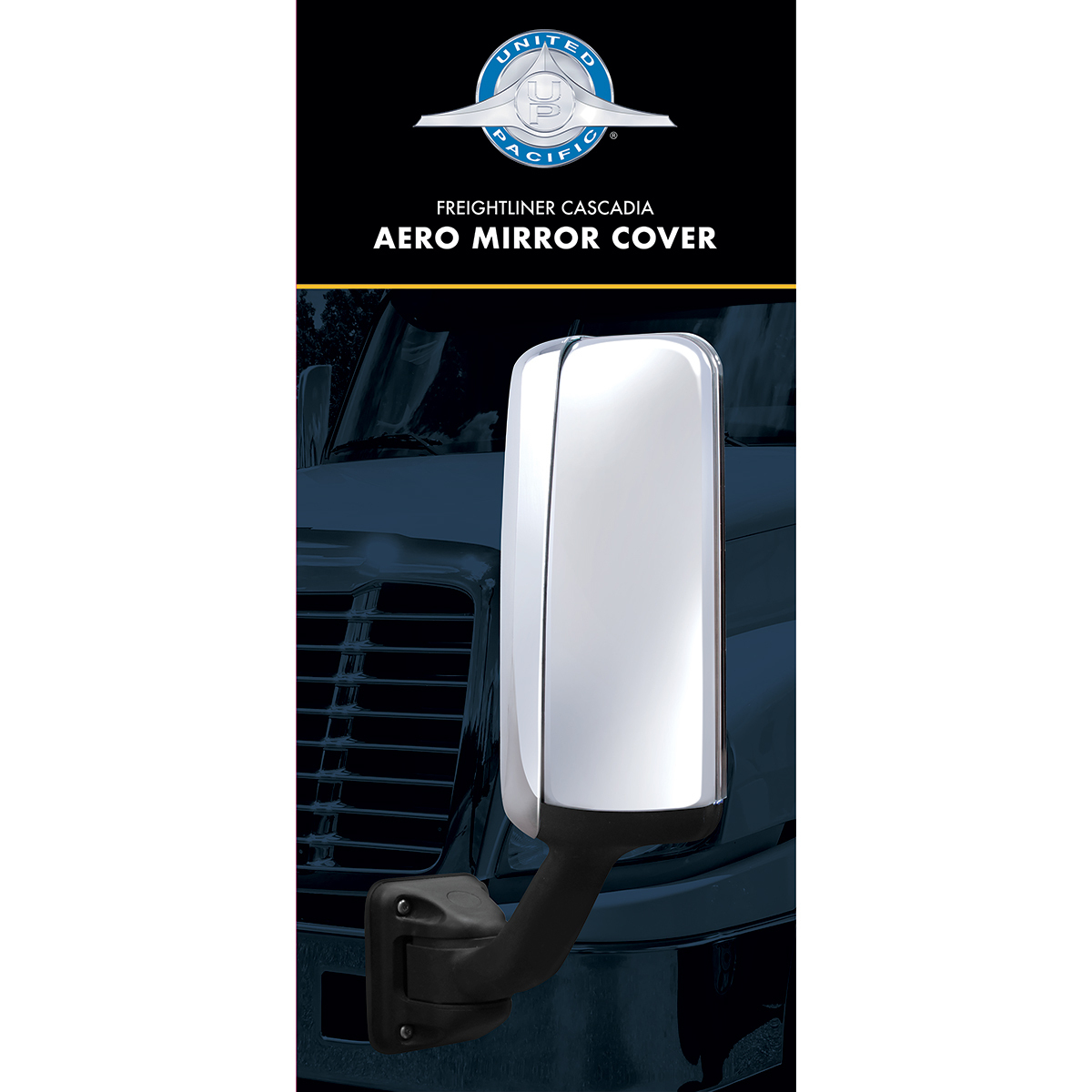Aero Mirror Cover For 2008-2017 Freightliner Cascadia - Driver