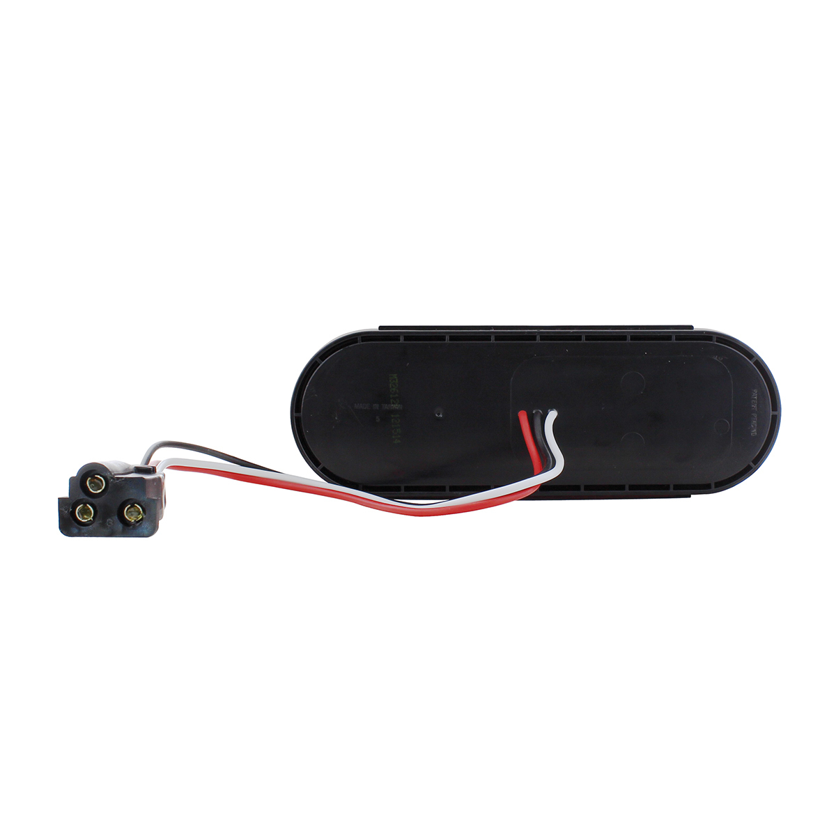 6 LED Oval Light (Stop, Turn & Tail) - Red LED/Red Lens (Bulk)