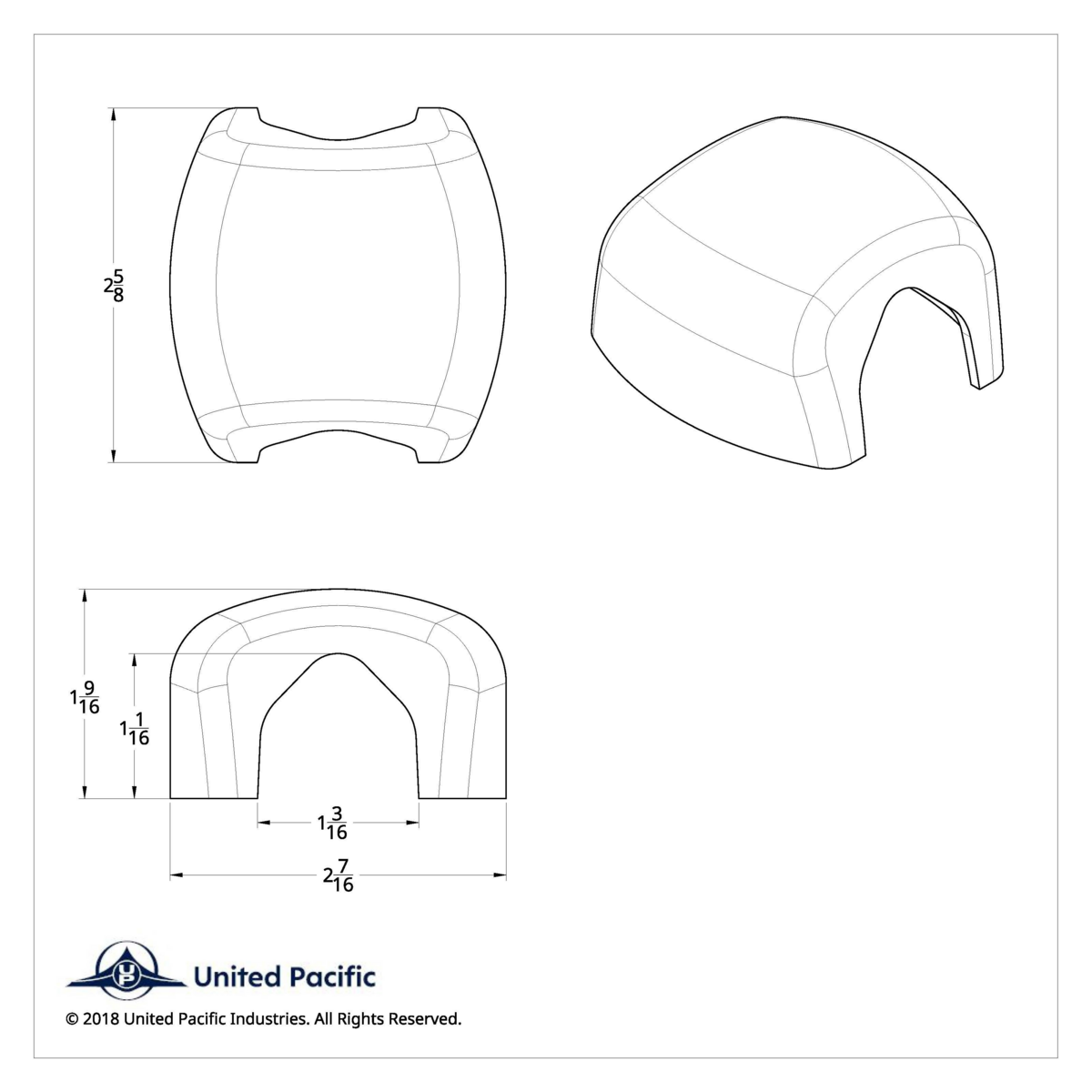 Freightliner Mirror Post Clamp Cover (2-Pack)