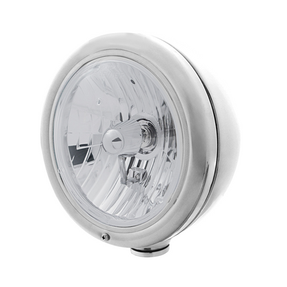 Stainless Steel Classic Headlight Crystal H4 Bulb