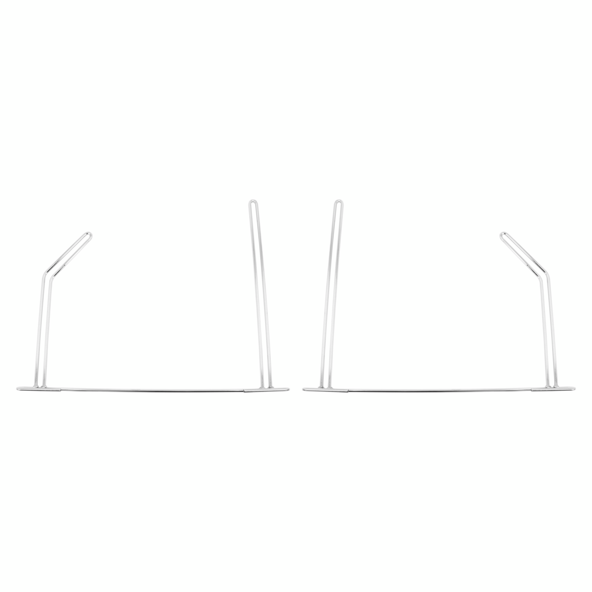 24" Chrome Angled Anti-Sail Bracket (Pair)