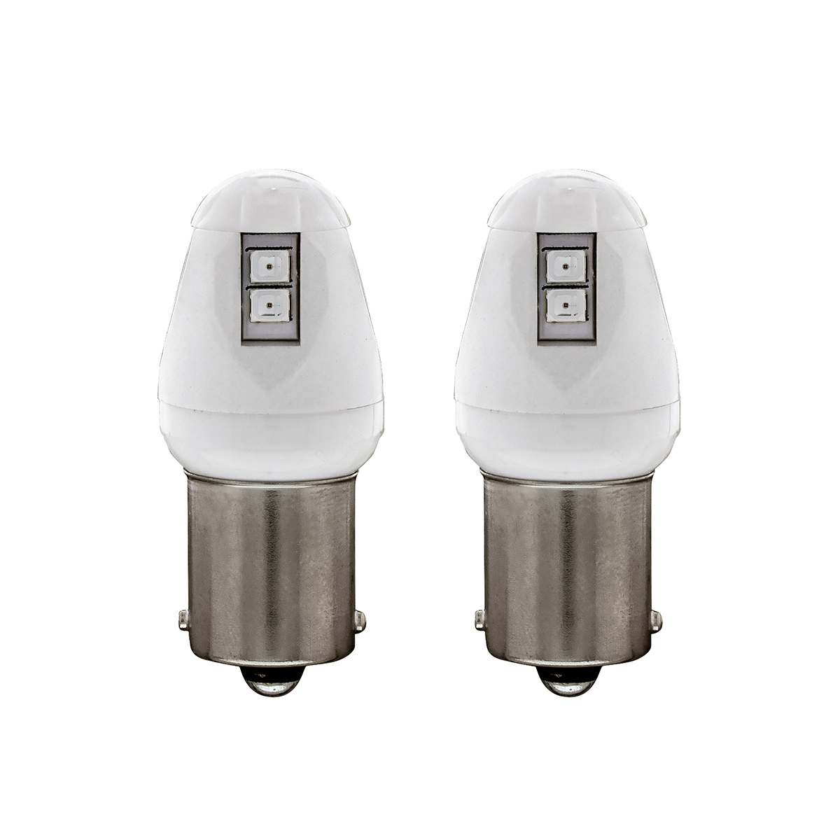 High Power 8 LED 1156 Type Bulb - Amber (Card of 2)