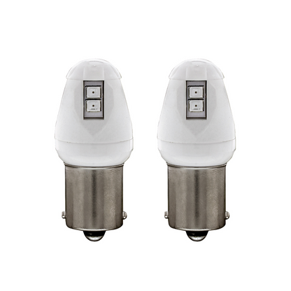 High Power 8 LED 1156 Type Bulb - Amber (Card of 2)