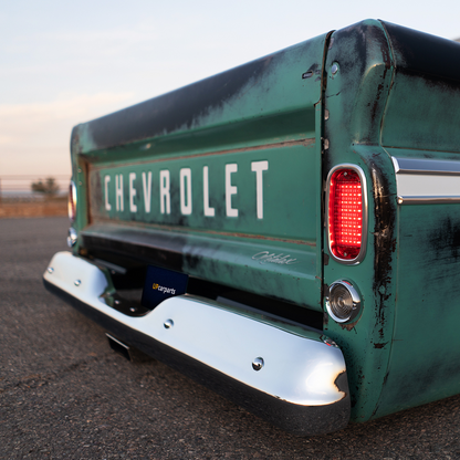Chrome Bumper For 1963-66 Chevy & GMC Fleetside Truck, Rear
