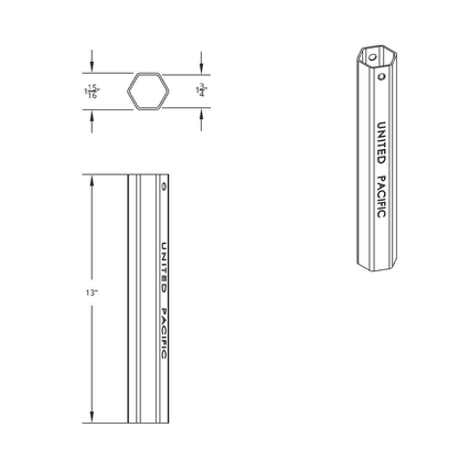 13" Long Plastic Lug Nut Socket Tool For Plastic Nut Covers