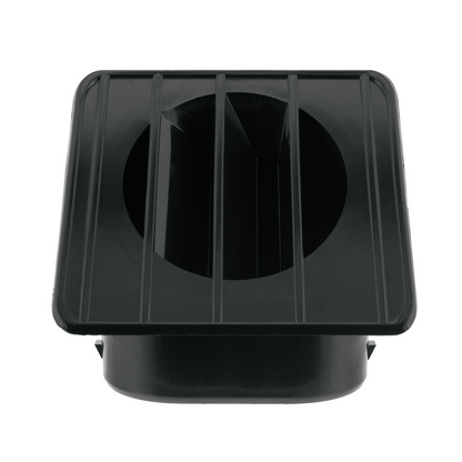 Black Defrost Duct For 1967-72 Chevy & GMC Truck - R/H