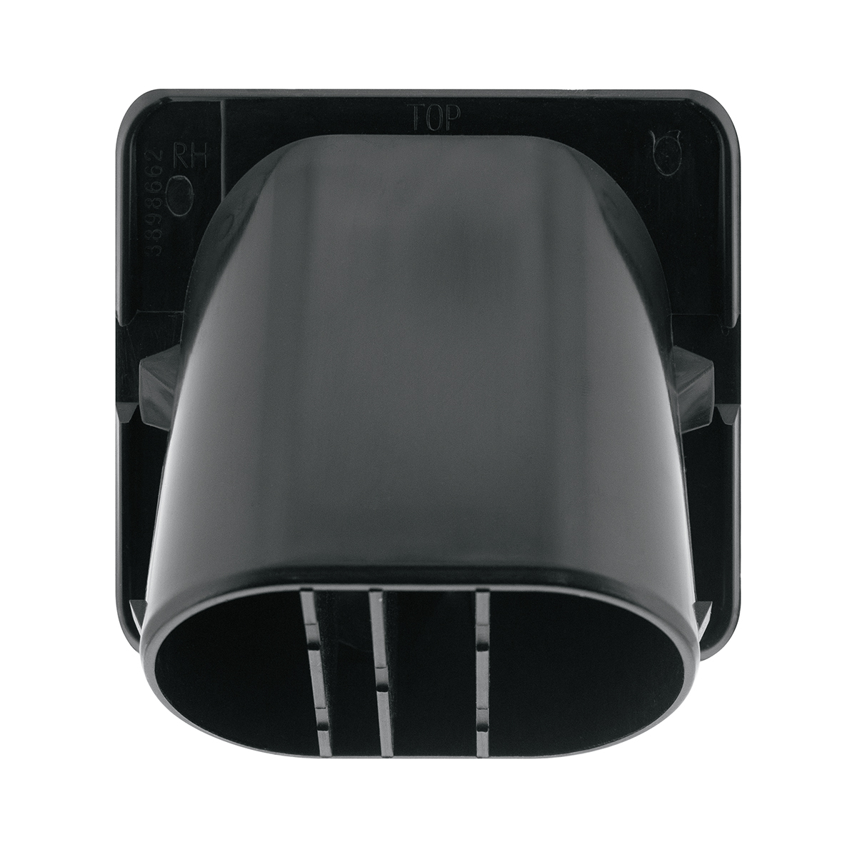 Black Defrost Duct For 1967-72 Chevy & GMC Truck - R/H