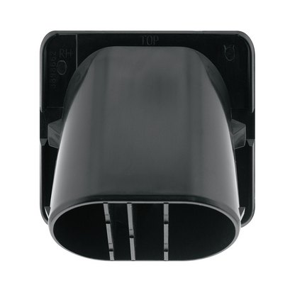 Black Defrost Duct For 1967-72 Chevy & GMC Truck - R/H