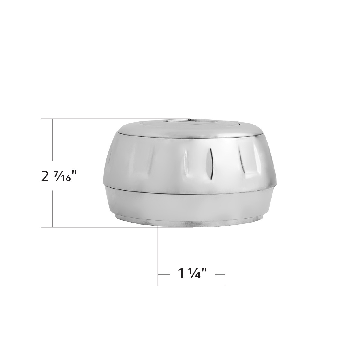 Chrome Steering Wheel Hub & Horn Button Kit For 2000 or Older Navistar International