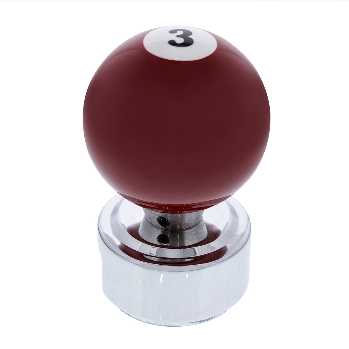 Number 3 Pool Ball Gearshift Knob For 13/15/18 Speed Eaton Style Shifters