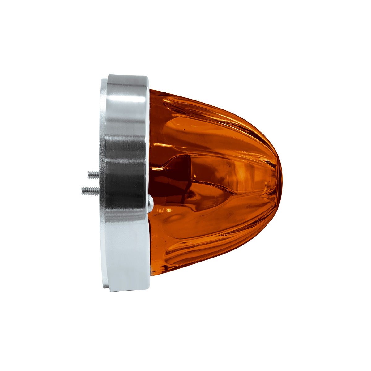 Glass Watermelon Flush Mount Kit - Dark Amber