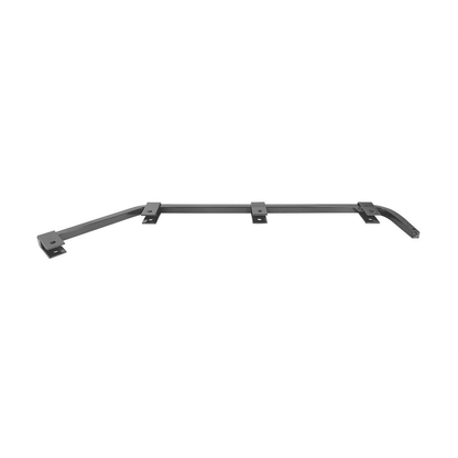 Black Angled Mud Flap Hangers With Mounting Hardware - No Coil (Pair)