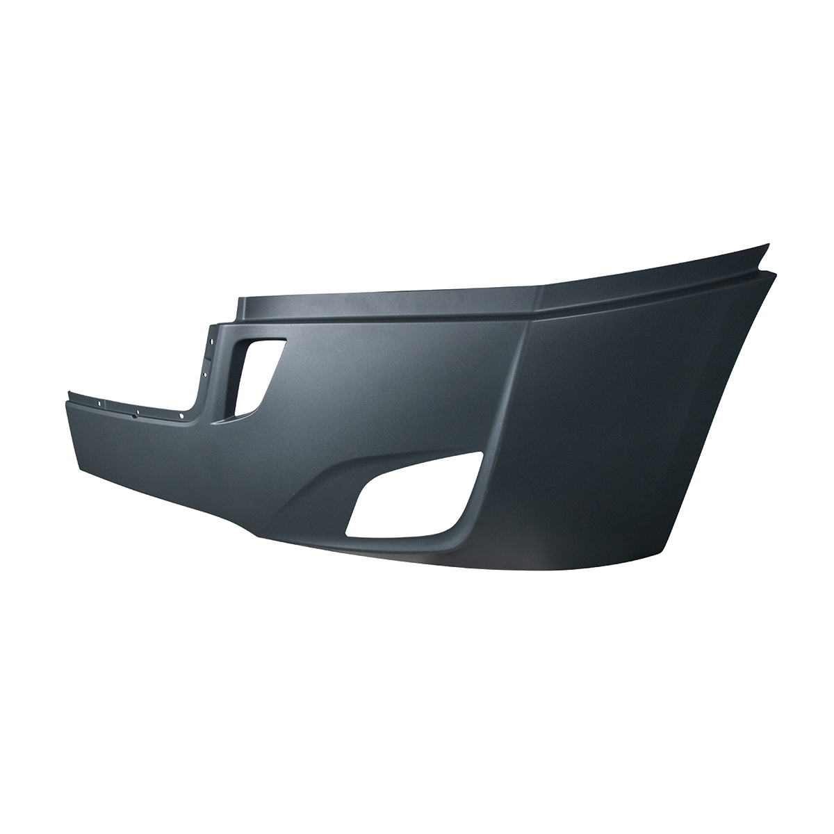 Bumper Cover With Fog Light Opening & Without Deflector Holes For 2018-2024 Freightliner Cascadia - Driver