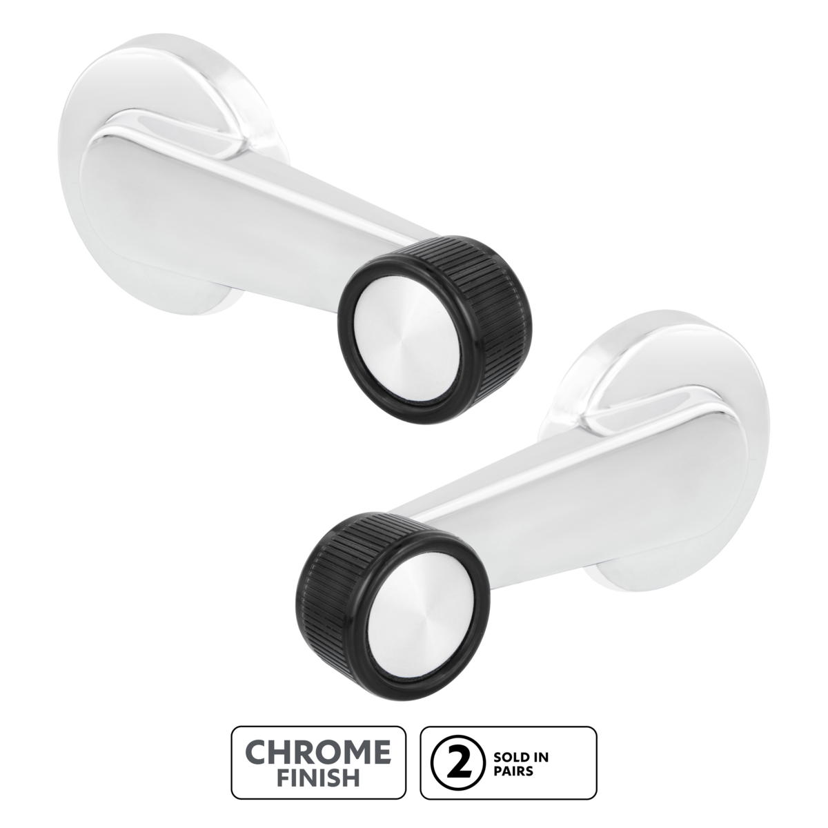 Chrome Window Crank Handle For 1981-1986 Chevrolet & GMC Truck(Pair )