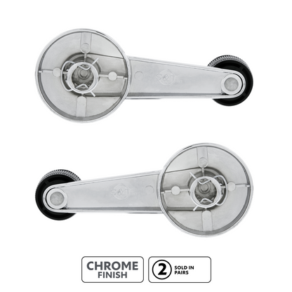 Chrome Window Crank Handle For 1981-1986 Chevrolet & GMC Truck(Pair )