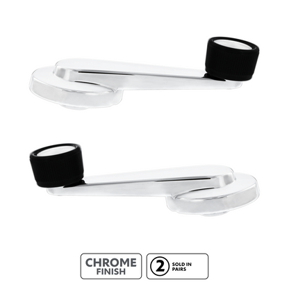 Chrome Window Crank Handle For 1981-1986 Chevrolet & GMC Truck(Pair )