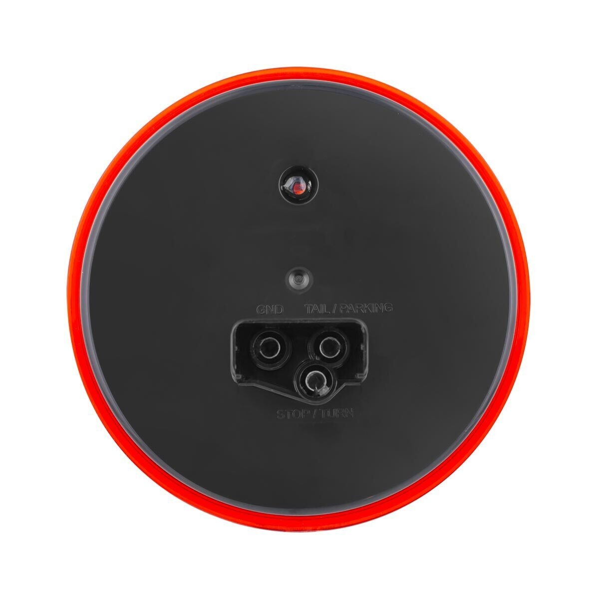 3 LED 4" Round Light (Stop, Turn, & Tail)-Red LED/Red Lens