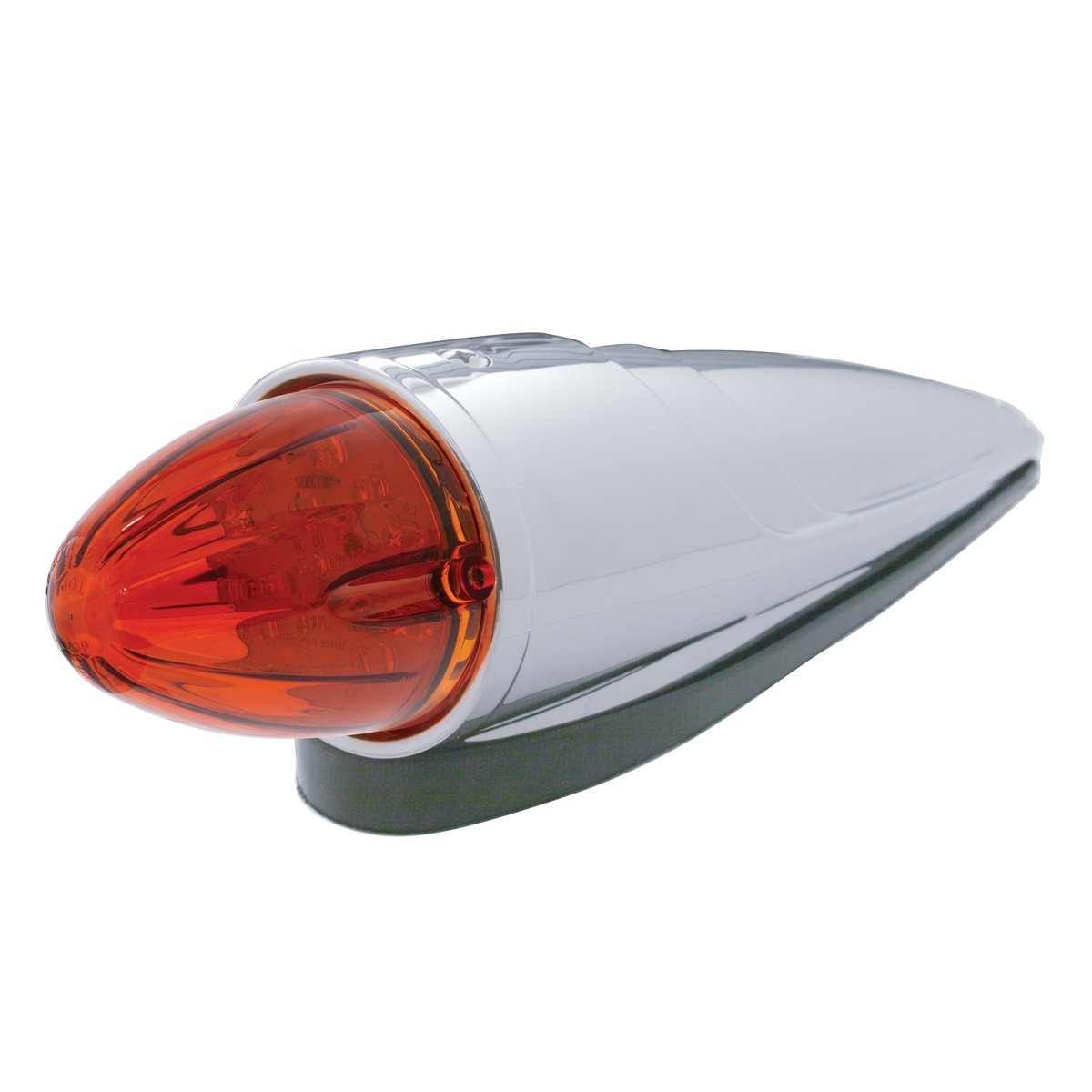 19 LED Watermelon Grakon 1000 Style Cab Light Kit - Amber LED/Dark Amber Lens