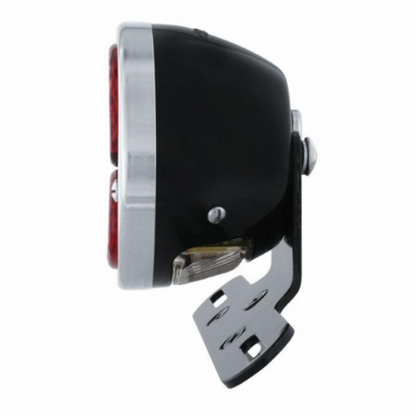 LED Black "DUO Lamp" Tail Light For Motorcycle