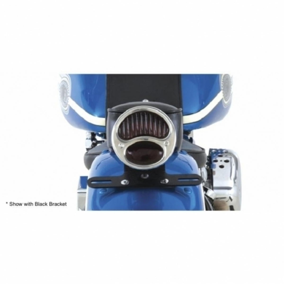 LED Black "DUO Lamp" Tail Light For Motorcycle