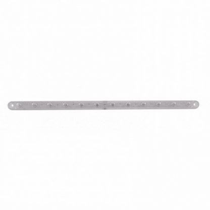 12 LED 12" Ultra Slim Light Bar Only (Stop, Turn & Tail) - Red LED/Clear Lens (Bulk)