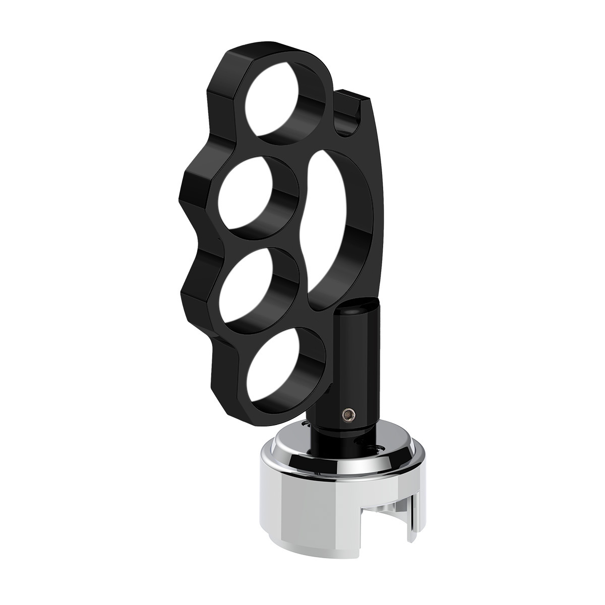 Knuckle Gearshift Knob With 13/15/18 Speed Adapter - Black