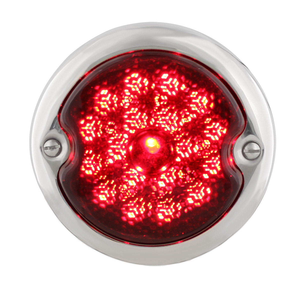 19 LED Tail Light Assembly With 5 LED License Plate Light Black Housing For 1933-1936 Ford Car/Truck - L/H