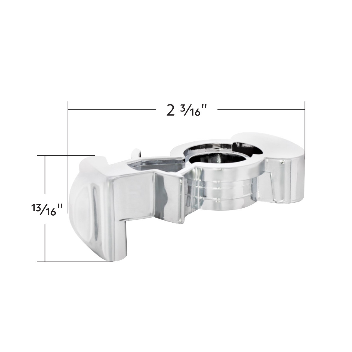 Chrome Plastic Splitter Button For Eaton Fuller 15 Speed Shifter