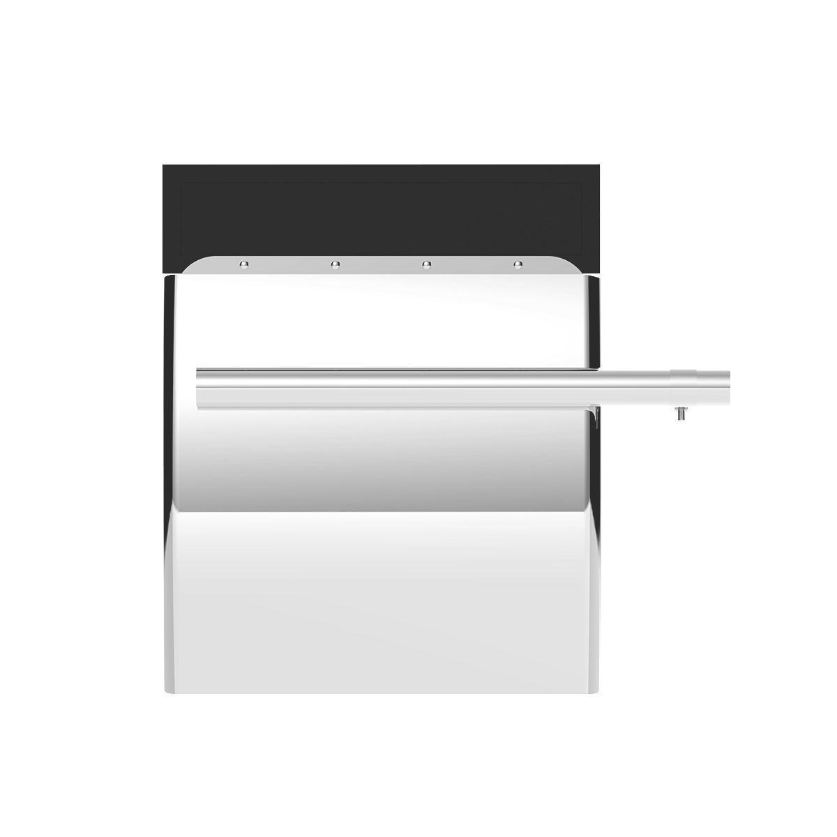 24" x 24" Stainless Competition Series Quarter Fender Set - Tube Bracket (Pair)