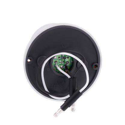 17 LED Reflector Watermelon Flush Mount Kit With Visor - Amber LED/Amber Lens