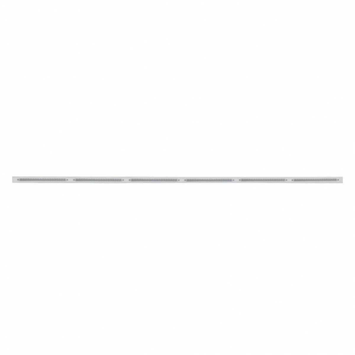 79-1/2" Stainless Bumper Light Bracket With 6X 19 LED 12" Light Bars - Amber LED/Clear Lens